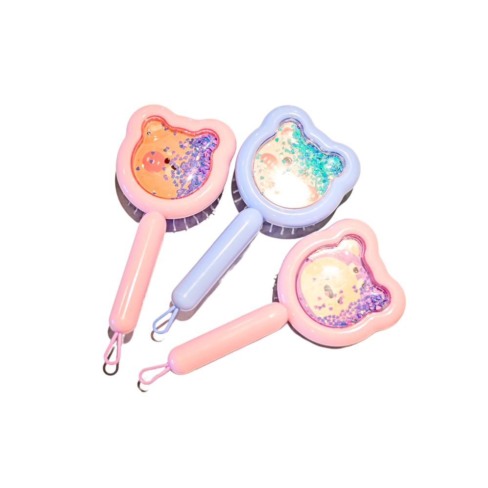 Cepillo e Pelo con Glitter