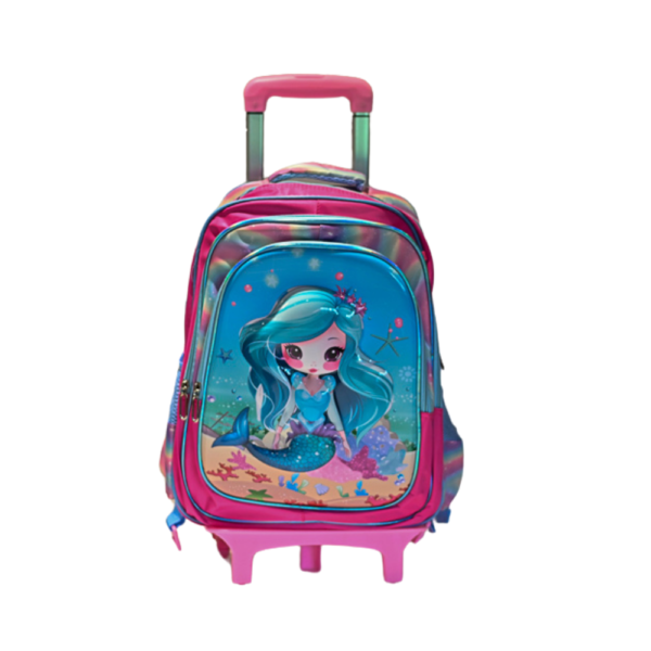 Set Mochila con Carro, Lunchera y Cartuchera